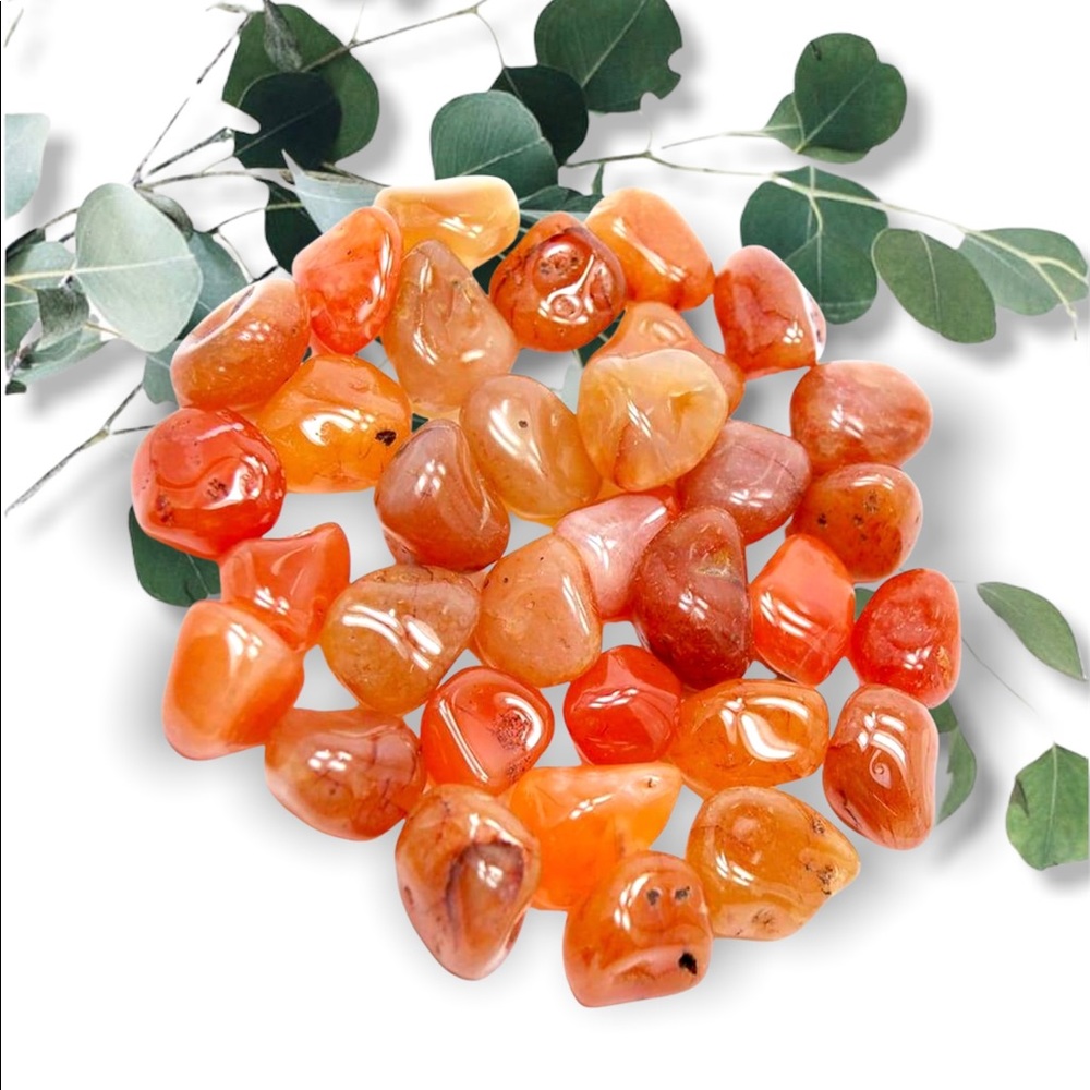 Carnelian Crystal Tumbles